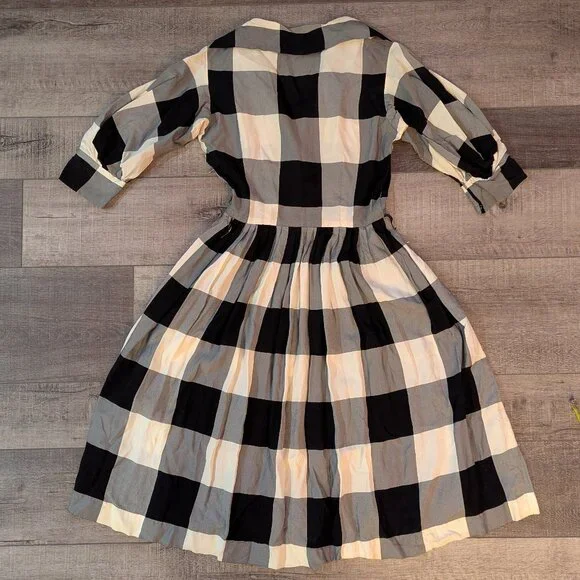 Vintage plaid dress - Picture 2 of 9